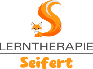 Logodarstellung der Firma Lerntherapie Seifert. Der Fuchs als Maskottchen steht für Schlau und Lernen
